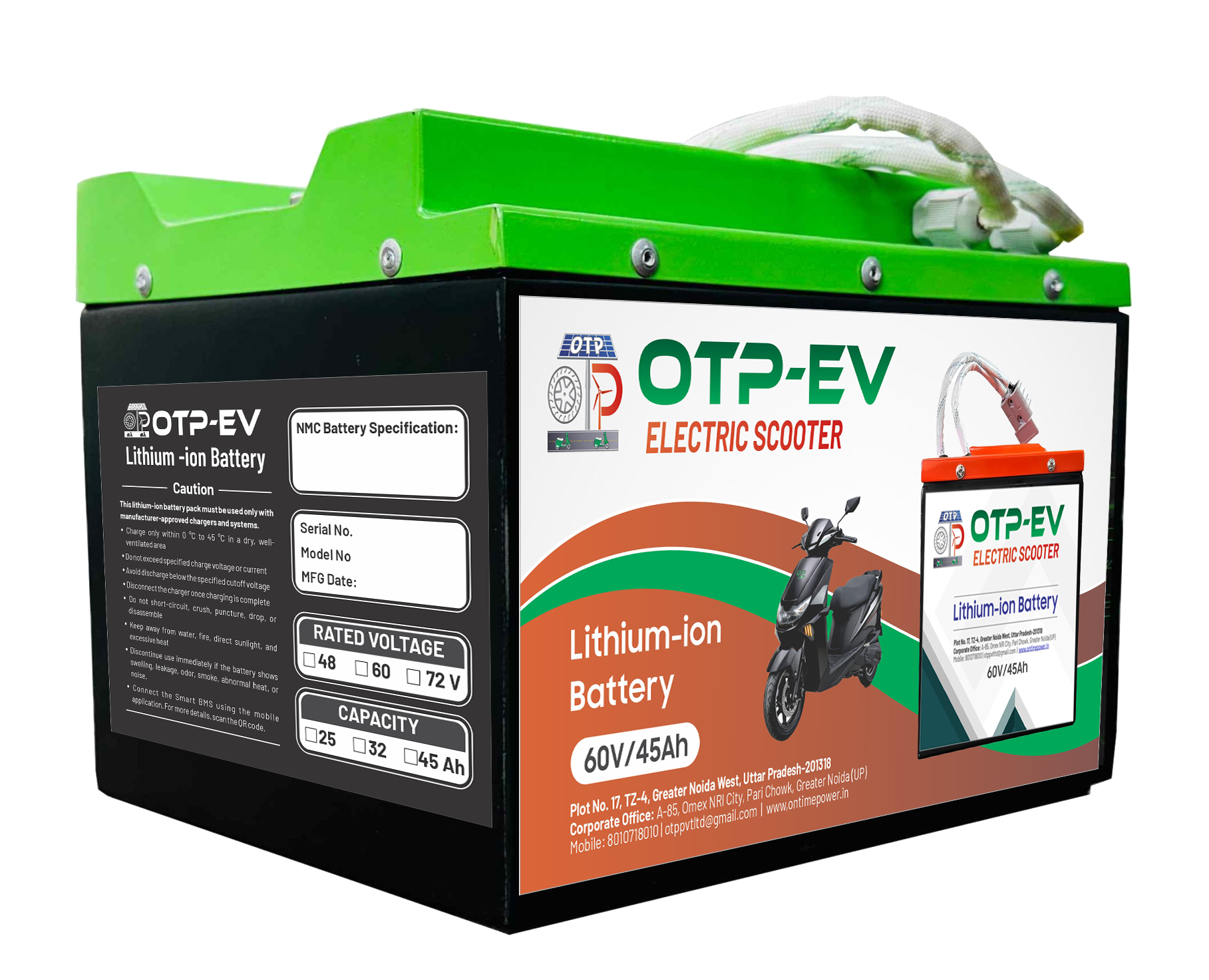 Lithium Battery Charger – 60V 45Ah